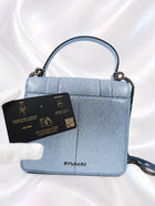 Bvlgari Serpenti Forever Top Handl Baby Blue & Silver Karung skin 2019 Holiday Collection